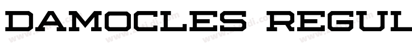DAMOCLES Regular字体转换 DAMOCLES Regular字体转换